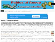Tablet Screenshot of fablesofaesop.com
